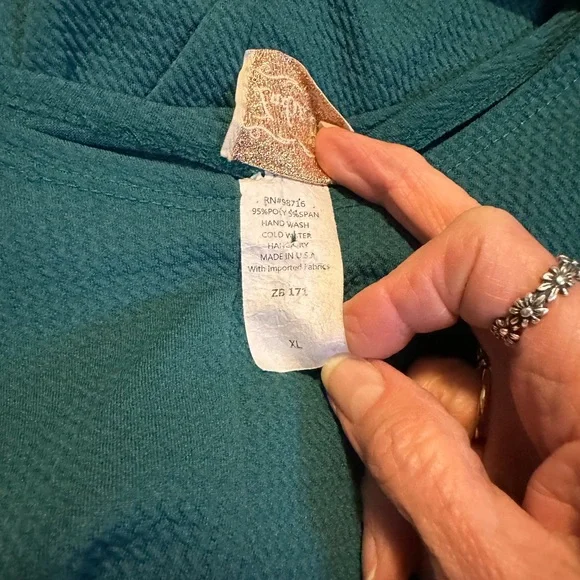 Zadie B’d Elegant Teal Dress - Picture 5 of 5